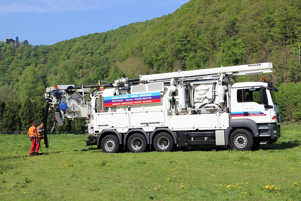 4-Achser MAN TGS 32/540 mit Wasserrückgewinnung